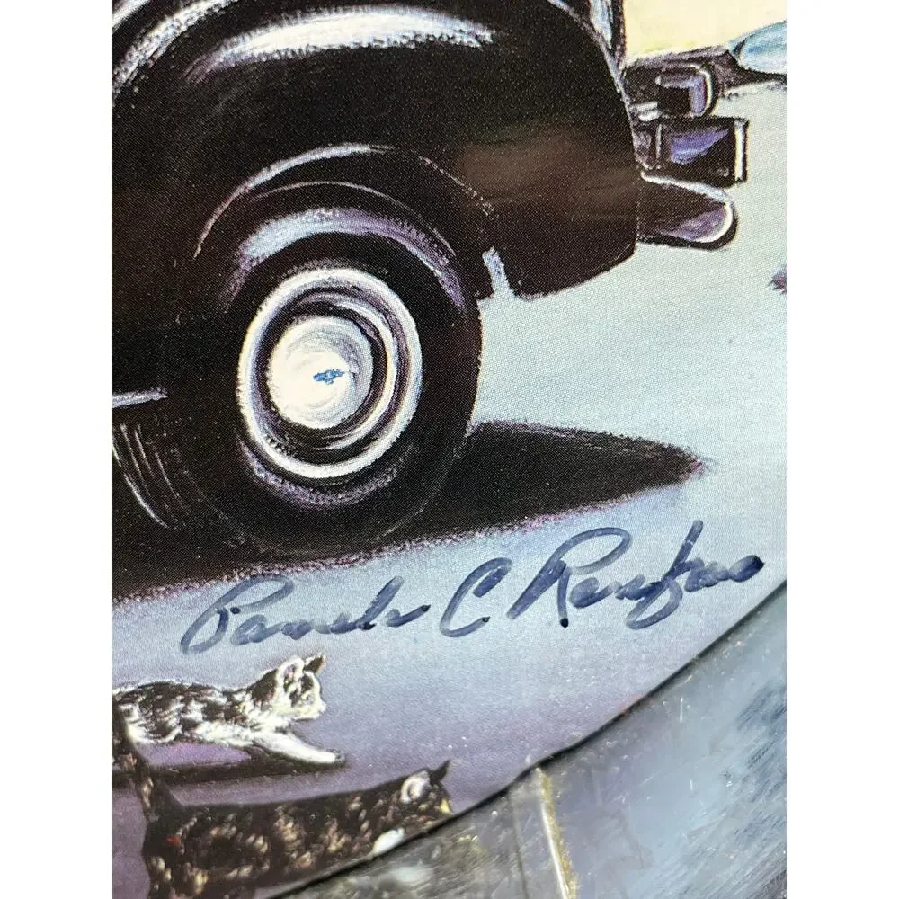 CocaCola Pamela Renfroe Clark County REMC Better Day Tin Tray‎ Indiana Signed